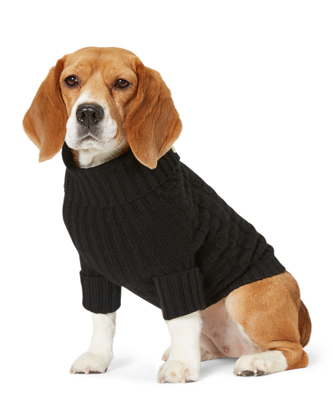 Ralph Lauren Pet Cable Cashmere Dog Sweater 2