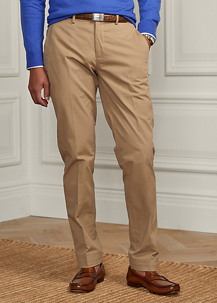 Shop Ralph Lauren Straight Fit Washed Stretch Chino Pant In Khaki