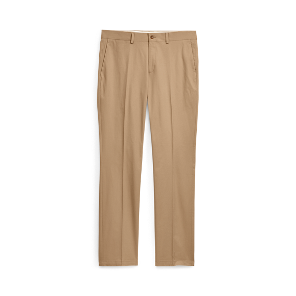 Pantalon chino stretch droit délavé