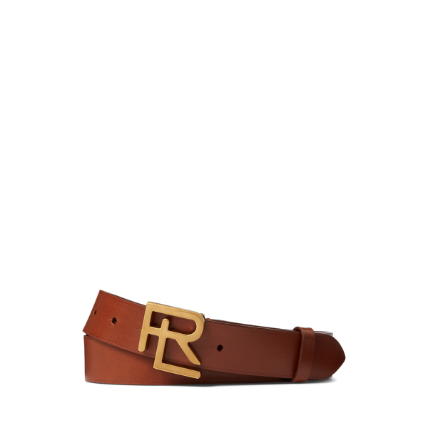 rl vachetta leather belt