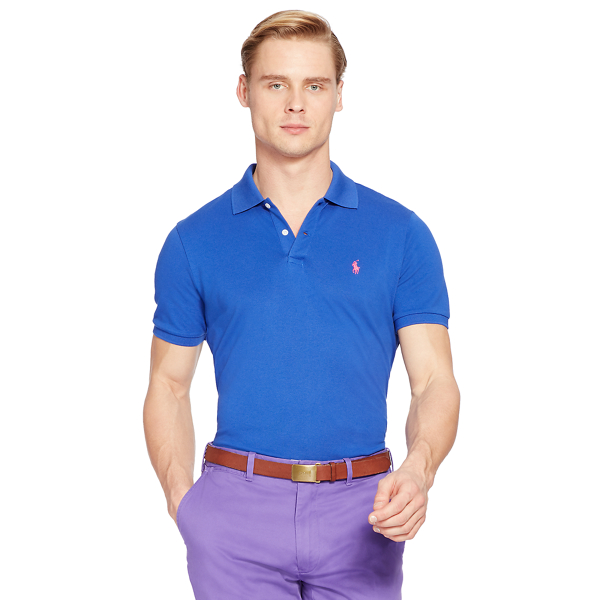 slim fit stretch mesh polo ralph lauren