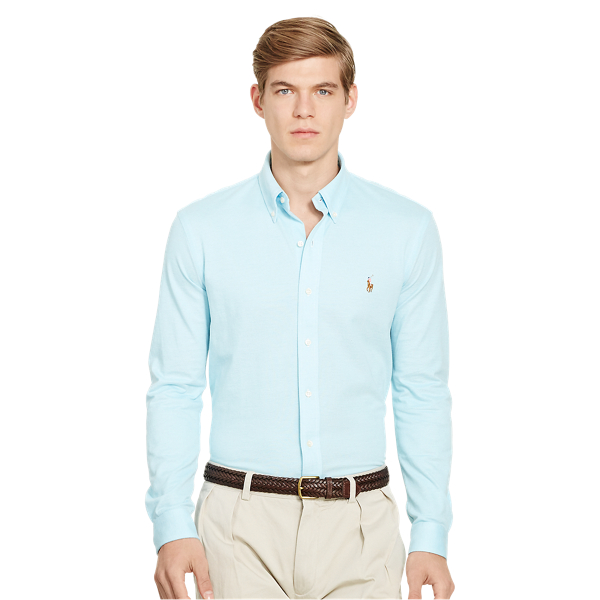 ralph lauren knit oxford hemd