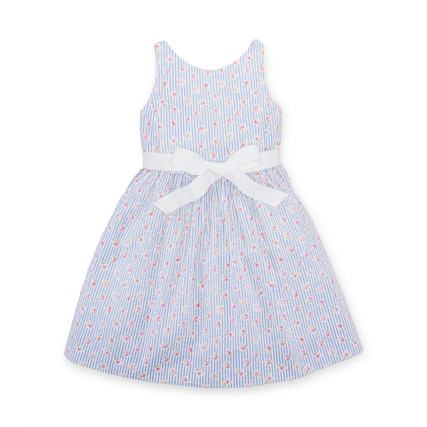 ralph lauren women's seersucker dress