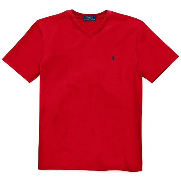 polo ralph lauren white v neck tees