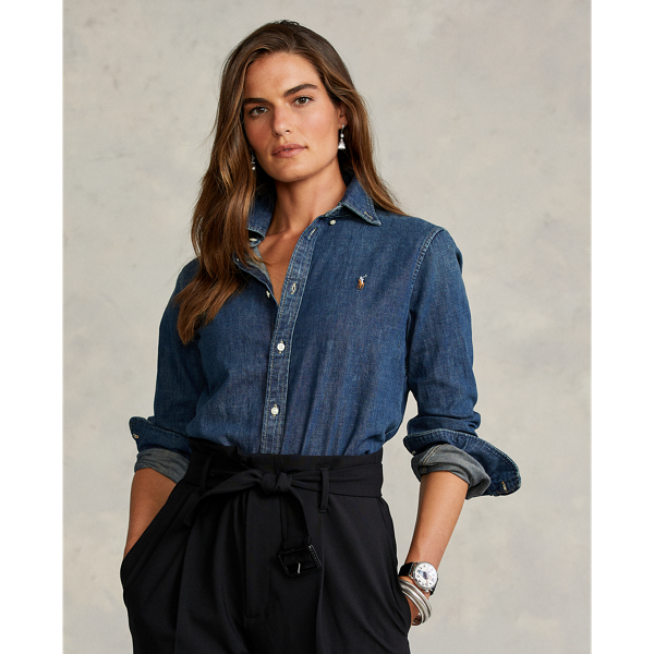 Women's Custom Fit Denim Shirt | Ralph Lauren
