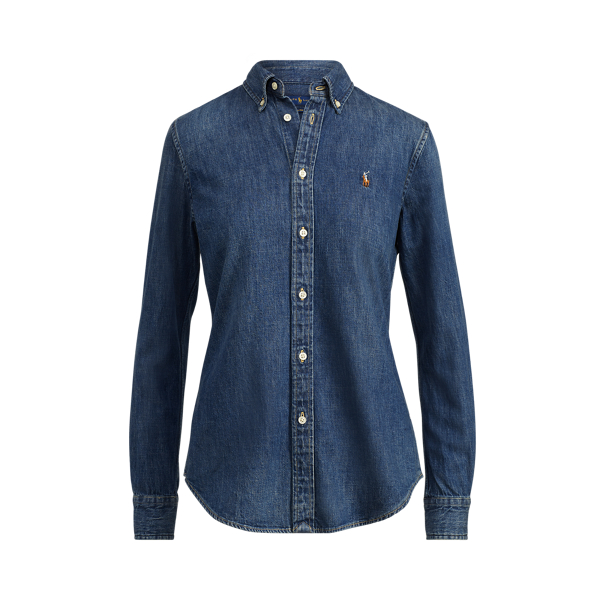 polo denim shirt womens