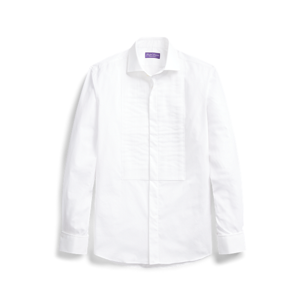 Chemise de smoking à plastron