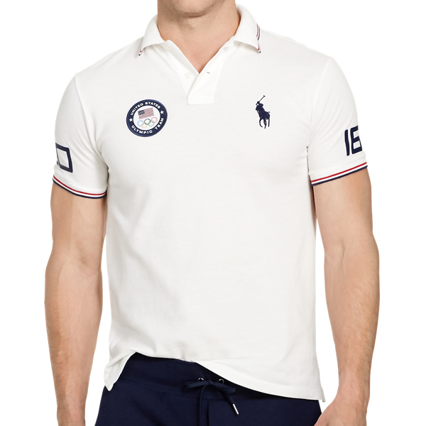 Team USA Custom Fit Mesh Polo