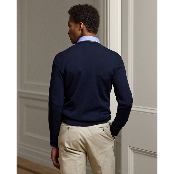 Purple Label Kasjmier trui met V-hals 5