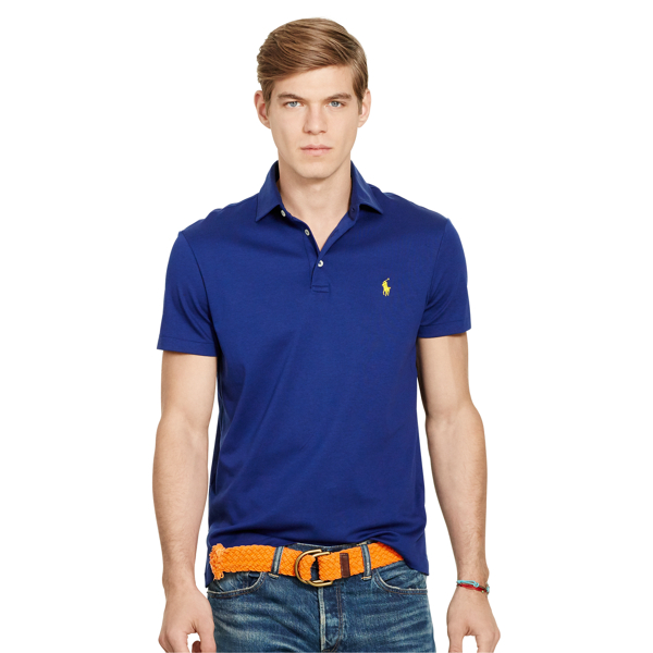 Pima Soft-Touch Polo Shirt for Men | Ralph Lauren® BE