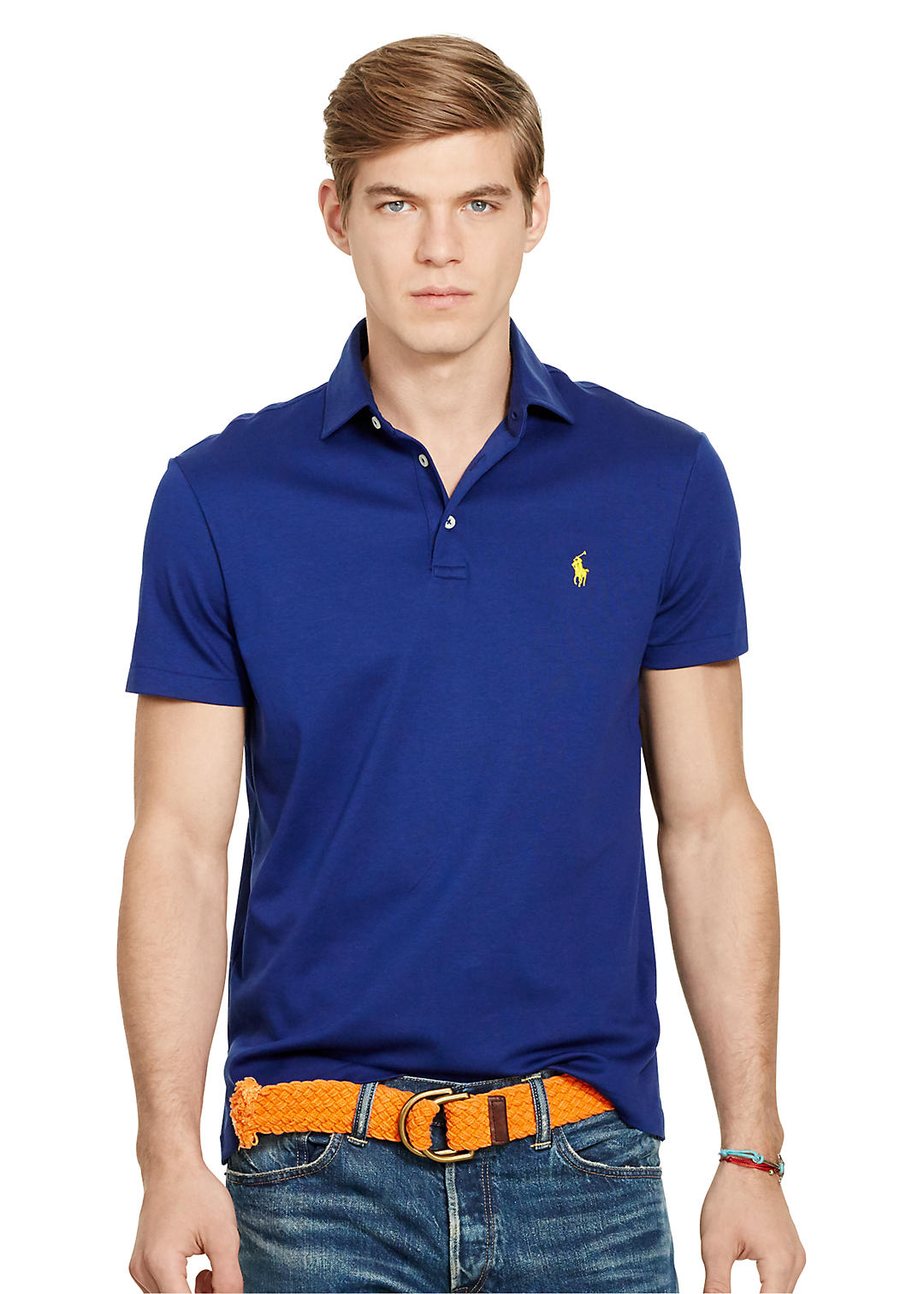 Pima Soft-Touch Polo Shirt for Men | Ralph Lauren® AM