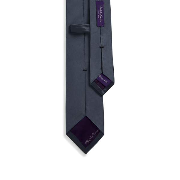 Polo Ralph Lauren Peau De Soie Tie In Grey