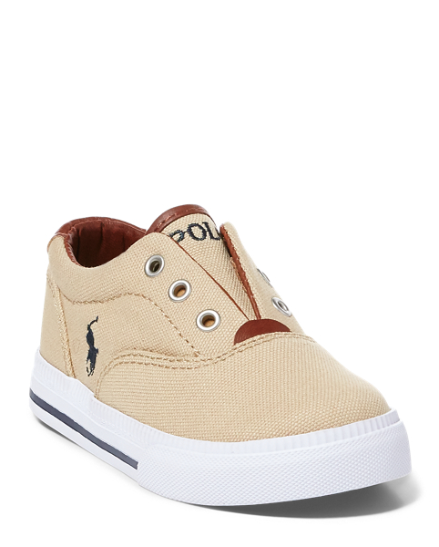 laceless canvas trainers