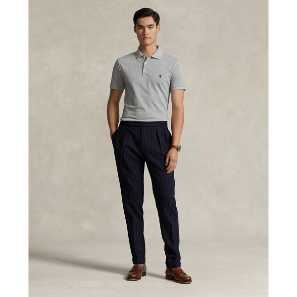 Polo Ralph Lauren Slim fit mesh poloshirt met stretch 2
