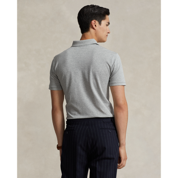 Polo Ralph Lauren Slim fit mesh poloshirt met stretch 4