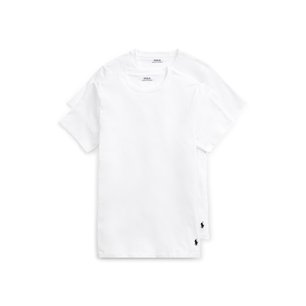 Lot de deux t-shirts à col rond