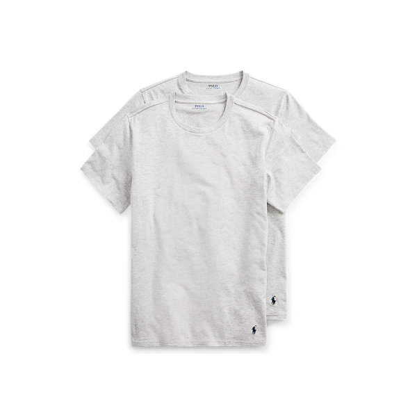 Lot de deux t-shirts à col rond