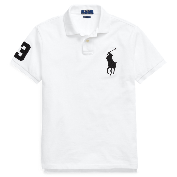 men's custom slim fit mesh polo