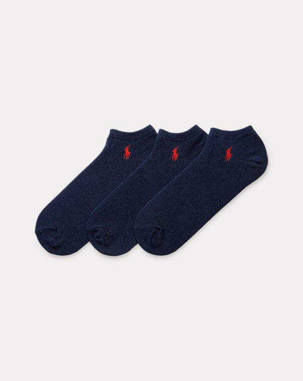 Low-cut katoenen sokken, verpakking met 3 stuks