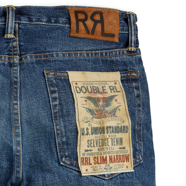 RRL Smalle slim fit Grandfalls jeans 7