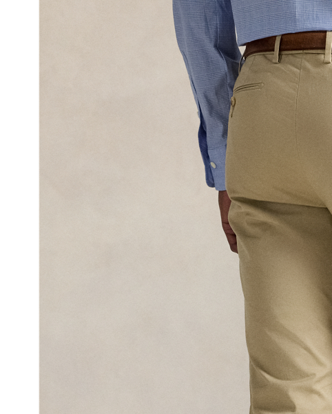 A wear-with-anything essential, these lightweight trousers are tailored from ultrasoft cotton twill that has a hint of stretch for extra comfort.