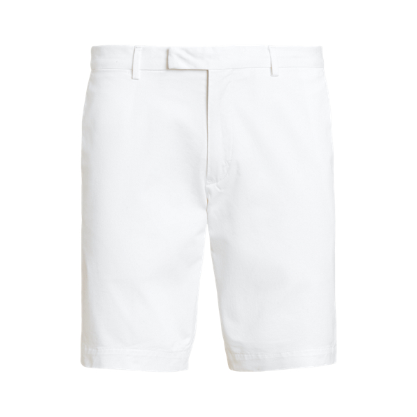 Calções de sarja Slim Fit com elástico de 20,3 cm