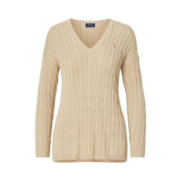 Polo Ralph Lauren Cable-Knit Side-Slit Sweater 2