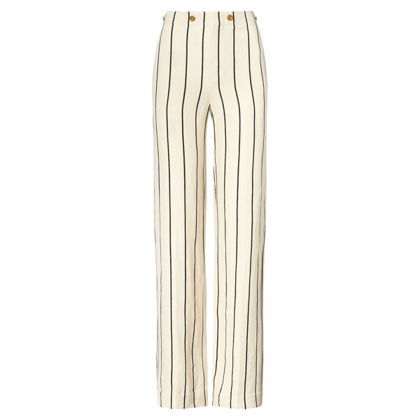 ralph lauren linen wide leg pants
