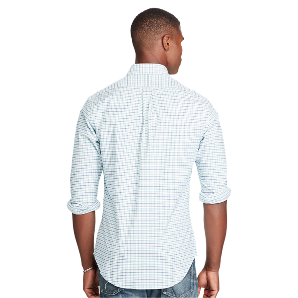 ralph lauren slim fit stretch oxford