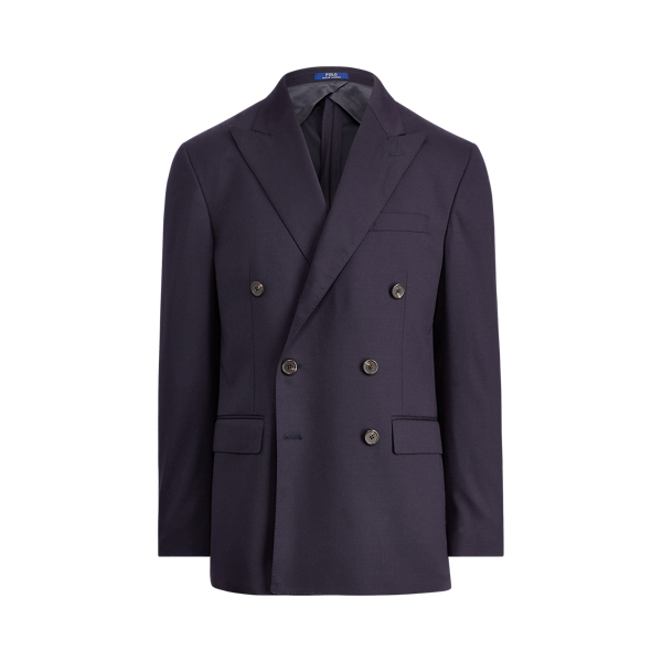 ralph lauren paneled stretch wool jacket