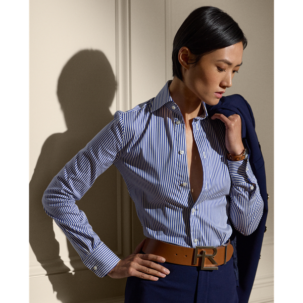Ralph Lauren Collection Charmain overhemd met strepen 1