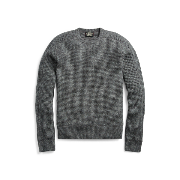 ralph lauren waffle knit sweater