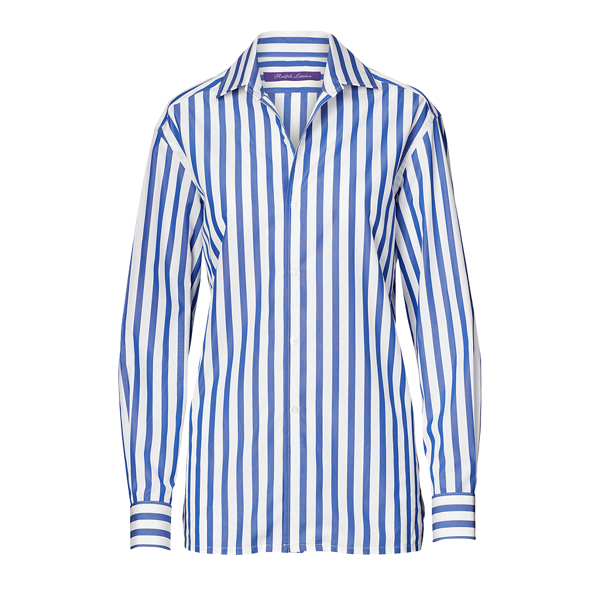 ralph lauren blue striped shirt