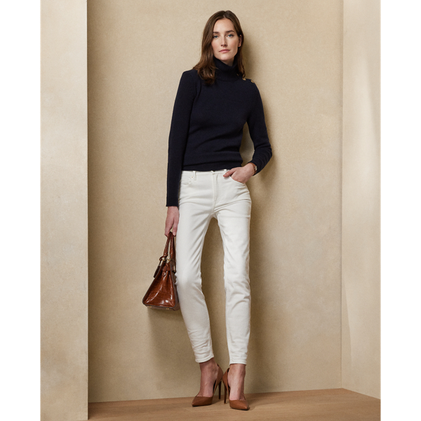 Ralph Lauren Collection Kasjmier turtleneck met knopen 3