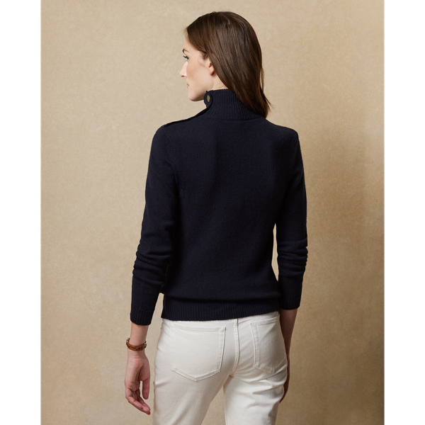 Ralph Lauren Collection Kasjmier turtleneck met knopen 4