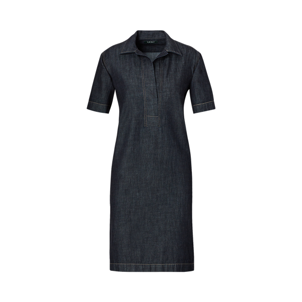 ralph lauren denim shift dress