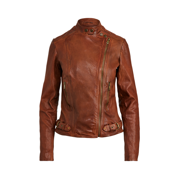Veste de moto en cuir