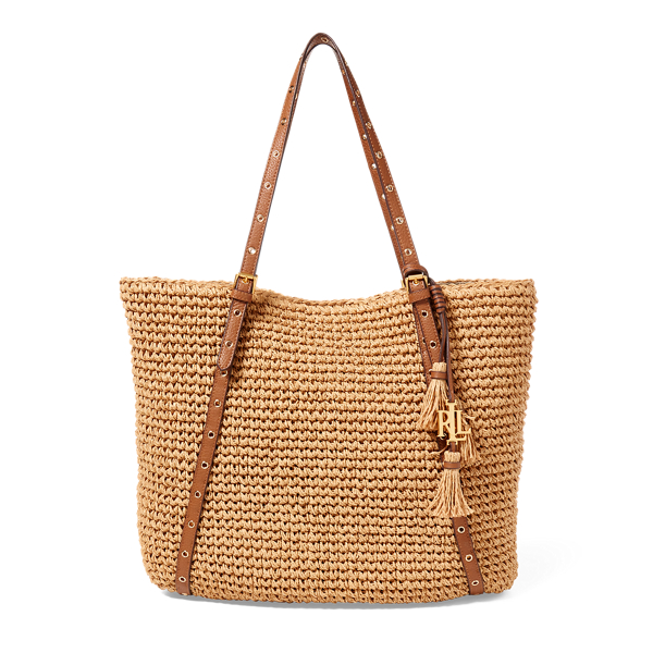 Actualizar 89+ imagen ralph lauren straw purse