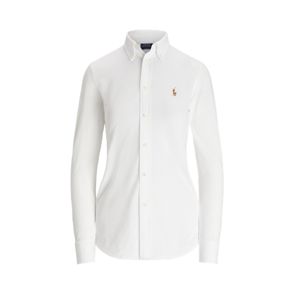 women's polo button down shirt