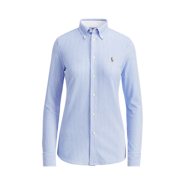 polo ralph lauren striped oxford shirt