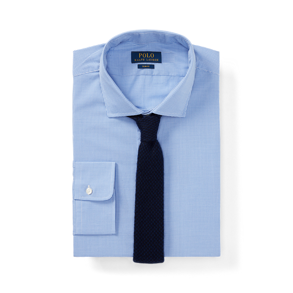 polo ralph lauren slim fit gingham poplin shirt
