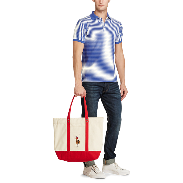 canvas big pony tote