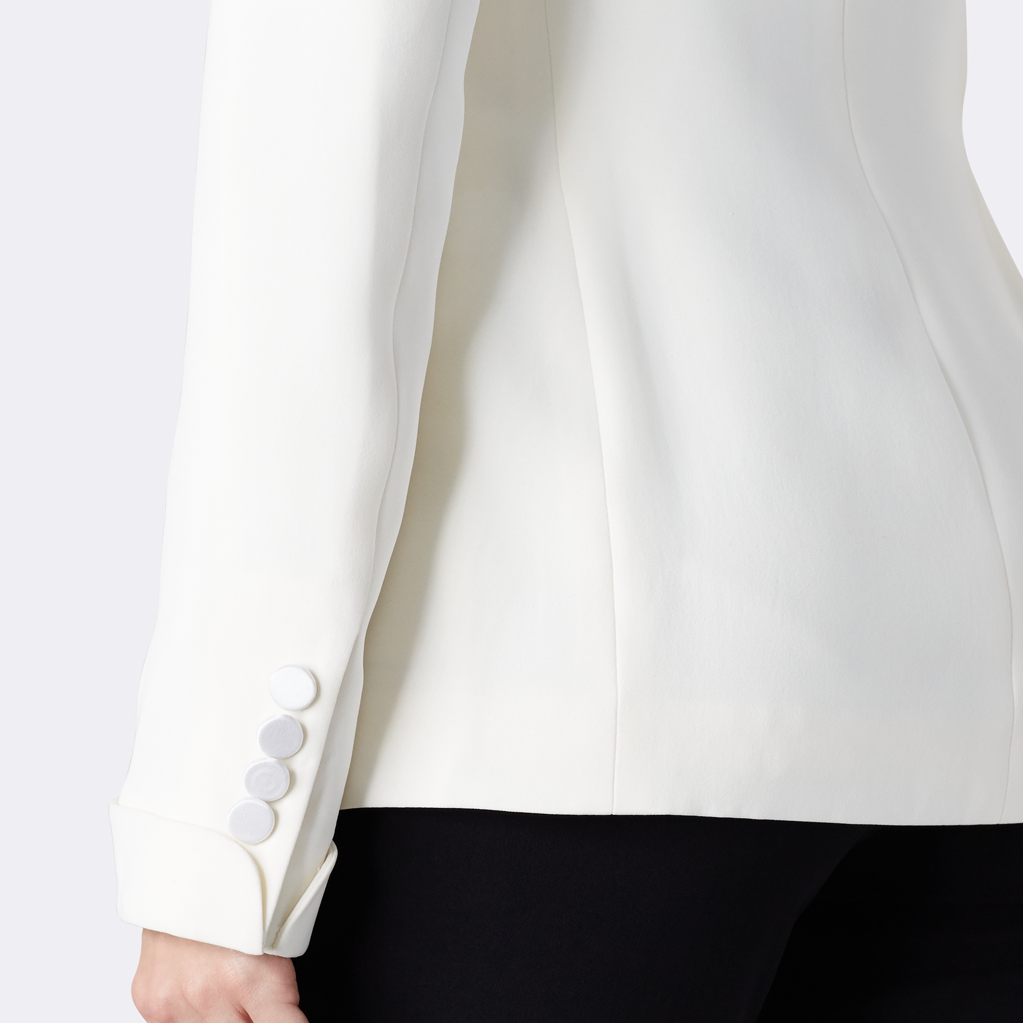 Ralph Lauren Sawyer Silk Tuxedo Jacket. 4