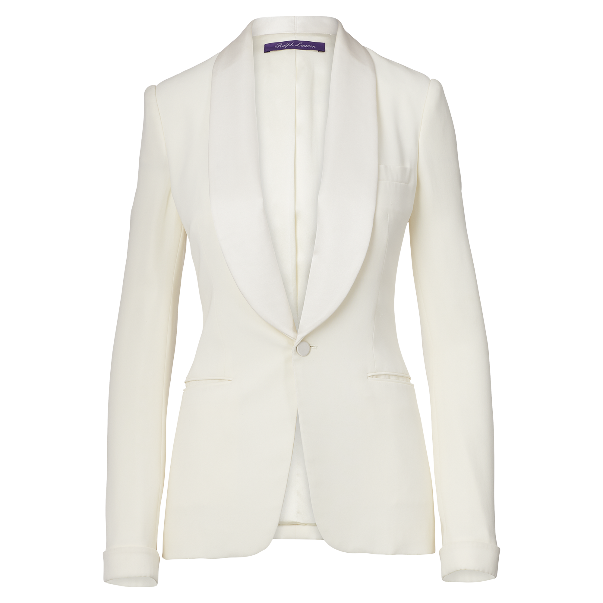 Ralph Lauren Sawyer Silk Tuxedo Jacket. 1