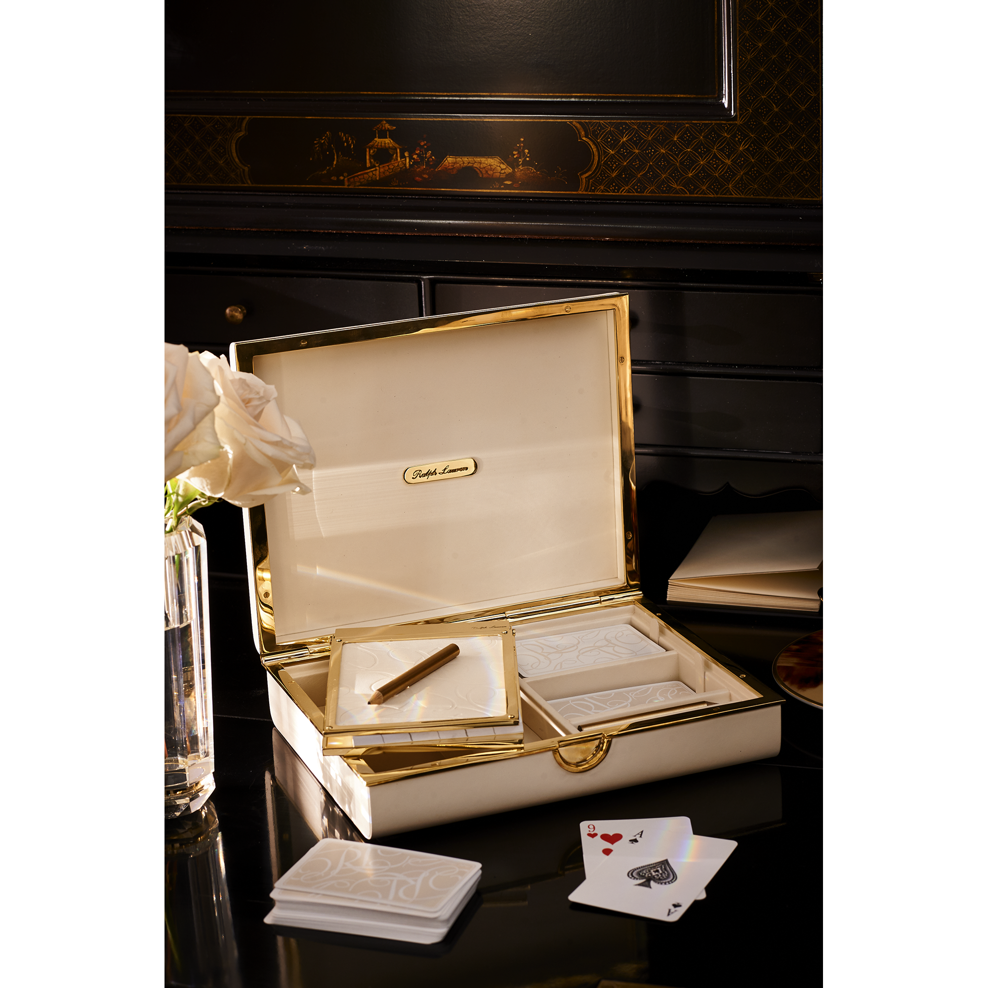 Ralph Lauren Joanna Leather Bridge Set. 3