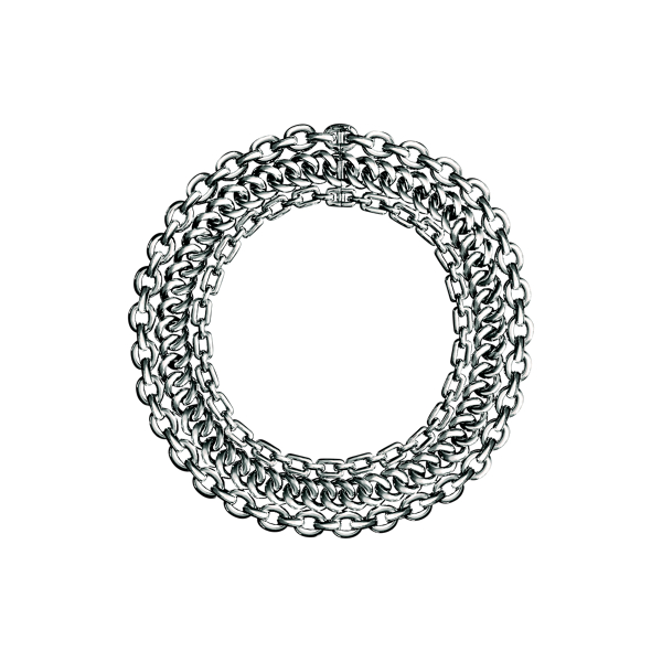 Ralph Lauren Sterling Silver Necklace In Grey