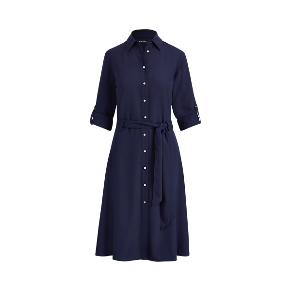 lauren ralph lauren fit & flare shirtdress