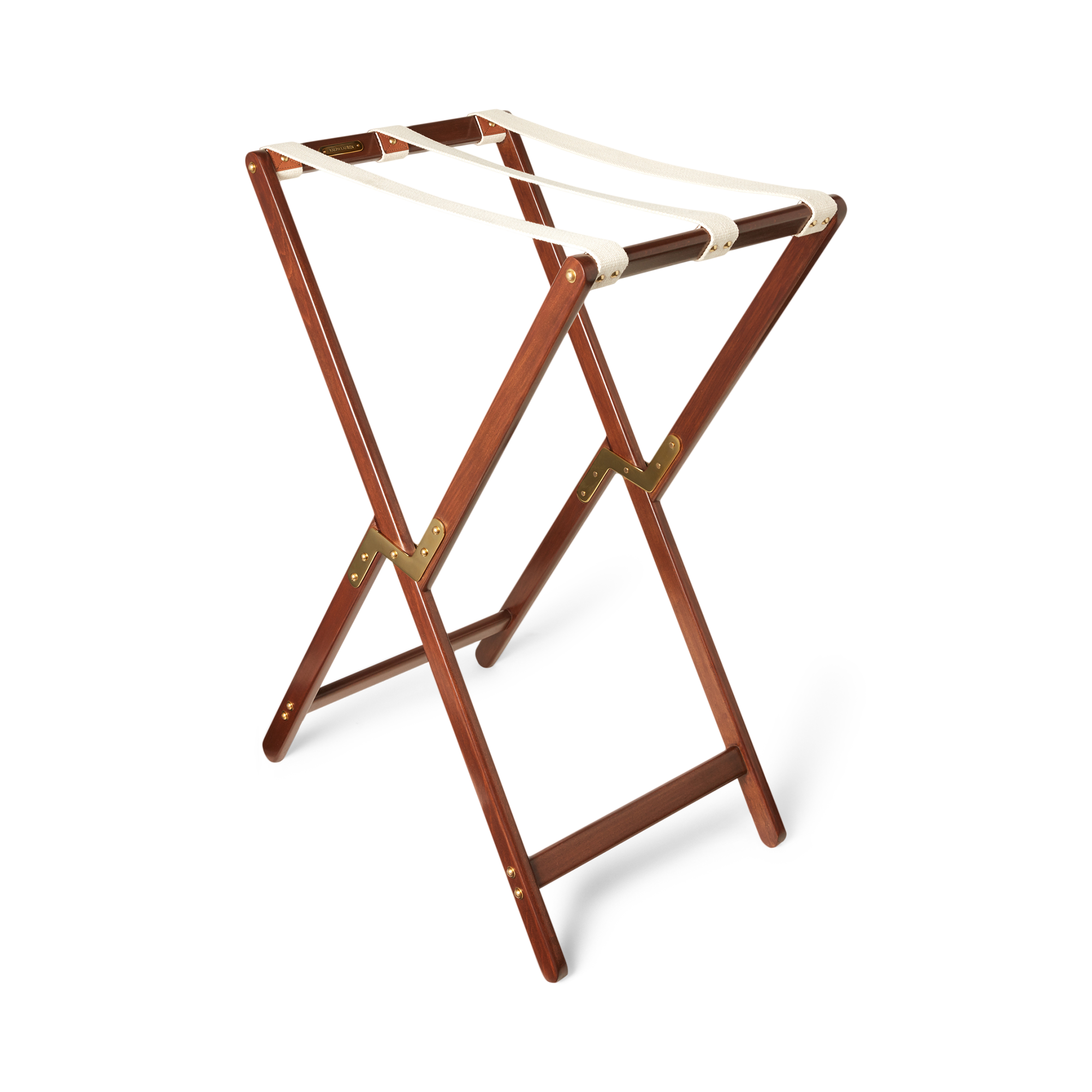 Ralph Lauren Gavin Wooden Tray Stand. 1