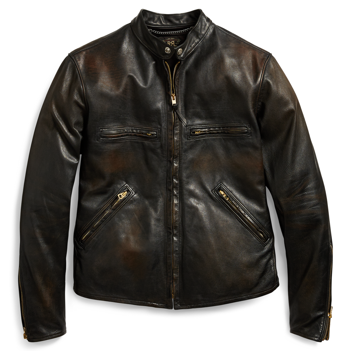 Slim Fit Leather Jacket