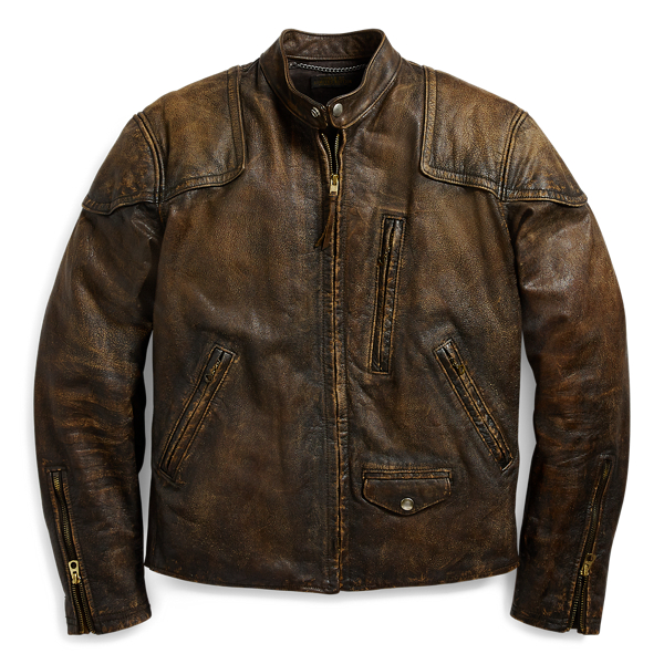 rrl leather jacket